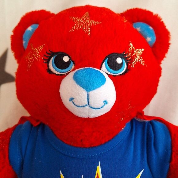 Build a Bear Wonder Woman‎ DC Comics With Cape Sparkle Plush Stuffed Animal Toy - Picture 5 of 13